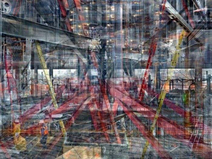  Shai Kremer, World Trade Center: Concrete Abstract #13, 2001-2013, 48 x 64", pigment print, ed. 7