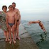 Serge Poliakov - Family portrait on a pier, Odessa