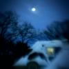 Lenore Ryan - Appleton, Wisconsin - Moonlight on Rooftop