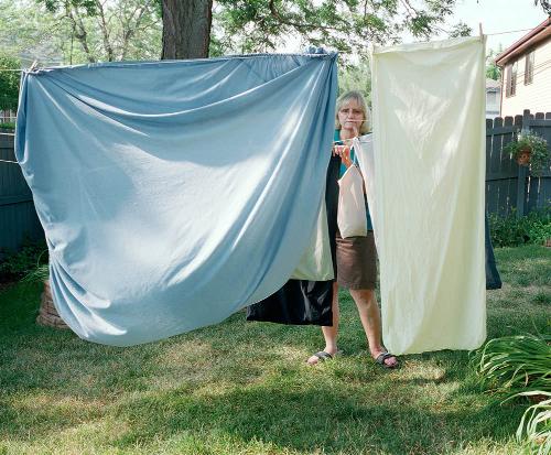 Sarah Baranski - Mom Hanging Laundry